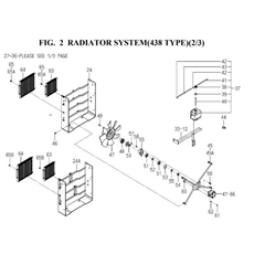 RADIATOR SYSTEM(438 TYPE)(2/3) spare parts