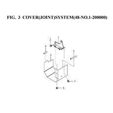 COVER(JOINT)SYSTEM(48-NO.1-200000)(8595-150-0100) spare parts