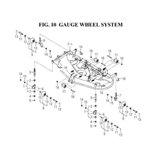 GAUGE WHEEL SYSTEM(8654-501J-0100) spare parts