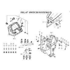 SWITCH SYSTEM(1/2)(1845-680-0100) spare parts
