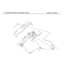 CUTTING (9) UP & DOWN LEVER spare parts