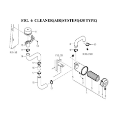 CLEANER(AIR)SYSTEM(438 TYPE) spare parts