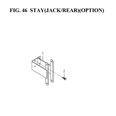 STAY(JACK/REAR)(OPTION)(1752-555A-0100) spare parts