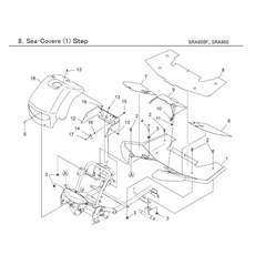 SEAT COVER (1) STEP spare parts