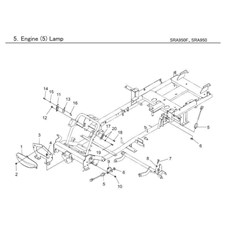 ENGINE (5) LAMP spare parts