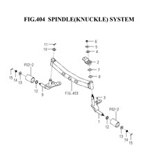 SPINDLE(KNUCKLE)SYSTEM(1782-434-0100) spare parts