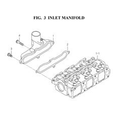 INLET MANIFOLD (6003-120B-0100) spare parts