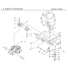 ENGINE (7) CONDUCTION spare parts