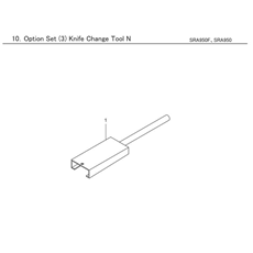 OPTION SET (3) KNIFE CHANGE TOOL N spare parts