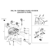 CONTROL PANEL SYSTEM (EXCEPT G TYPE) spare parts