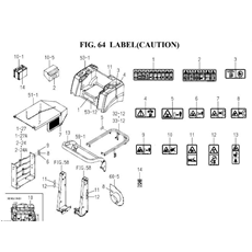 LABEL(CAUTION) spare parts