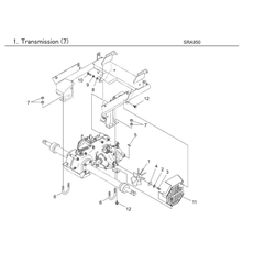 TRANSMISSION (7) spare parts