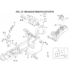 BRAKE(PARKING)SYSTEM(1845-314-0100) spare parts