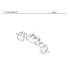 FRONT AXLE (1) spare parts