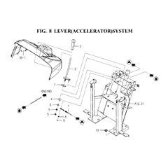LEVER(ACCELERATOR)SYSTEM spare parts