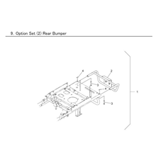 OPTION SET (2) REAR BUMPER spare parts