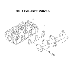 EXHAUST MANIFOLD (6003-140B-0100) spare parts