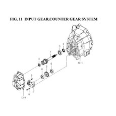 INPUT GEAR, COUNTER GEAR SYSTEM spare parts