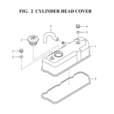 CYLINDER HEAD COVER (6003-110-0100) spare parts