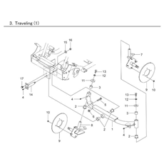 TRAVELING (1) spare parts