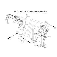 LEVER(ACCELERATOR)SYSTEM spare parts