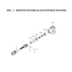 JOINT(UNIVERSAL)SYSTEM(SCMA54M)(8659-101-0100) spare parts