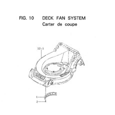 DECK FAN SYSTEM spare parts