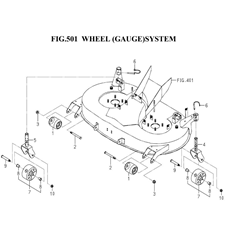 WHEEL(GAUGE)SYSTEM(8670-501-0100) spare parts