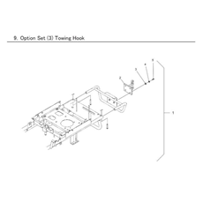 OPTION SET (3) TOWING HOOK spare parts