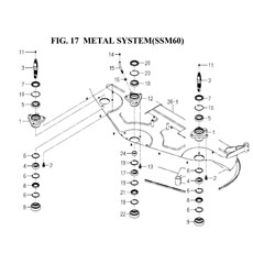 METAL SYSTEM(SSM60)(8654-301A-0100) spare parts