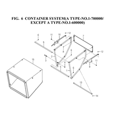 CONTAINER SYSTEM(A TYPE-NO.1-700000/EXCEPT A TYPE-NO.1-600000) spare parts
