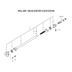 SHAFT(INPUT)SYSTEM(1782-120-0100) spare parts