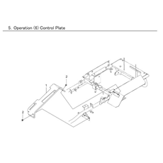 OPERATION (6) CONTROL PLATE spare parts