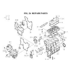 REPAIR PARTS (6004-999H-0100) spare parts
