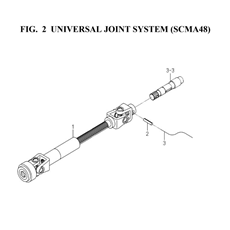 UNIVERSAL JOINT SYSTEM (SCMA48)(8662-101-0100) spare parts