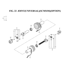 JOINT(UNIVERSAL)SYSTEM(SCMA54M)(OPTION)(8665-101Z-0100) spare parts