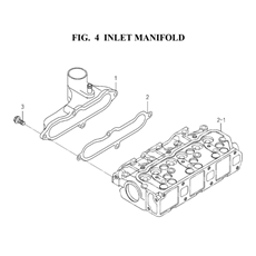 INLET MANIFOLD (6003-120E-0100) spare parts