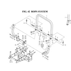 ROPS SYSTEM(1752-701-0100) spare parts