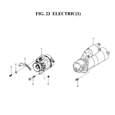 ELECTRIC (1) (6004-801J-0100,6004-801J-0200) spare parts