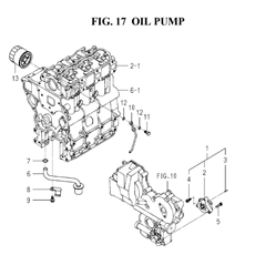 OIL PUMP (6004-401C-0100) spare parts