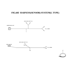 HARNESS(SENSOR)SYSTEM(L TYPE)(8671-605-0100) spare parts