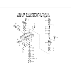 COMPONENT PARTS FOR 6215-600-119-20 spare parts