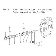 JOINT SYSTEM (EXCEPT P-E01 TYPE) spare parts