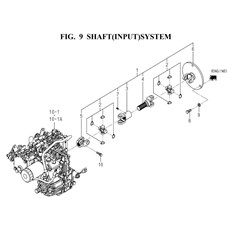 SHAFT(INPUT)SYSTEM(1752-120-0100) spare parts