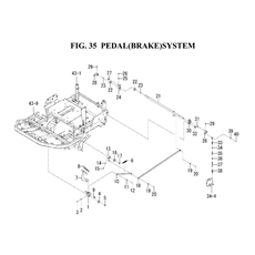 PEDAL(BRAKE)SYSTEM spare parts