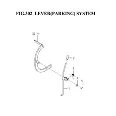 LEVER(PARKING)SYSTEM spare parts