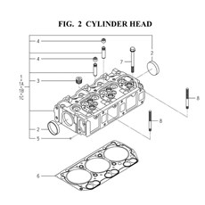 CYLINDER HEAD(6005-101S-0100,6005-101S-0200) spare parts