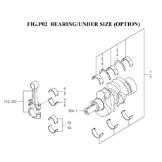 BEARING/UNDER SIZE (OPTION)(6003-209A-0100) spare parts