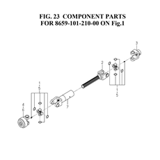 COMPONENT PARTS FOR 8659-101-210-00 ON FIG.1(8659-101-210-0E) spare parts