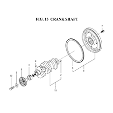 CRANK SHAFT (6004-350Q-0100) spare parts
